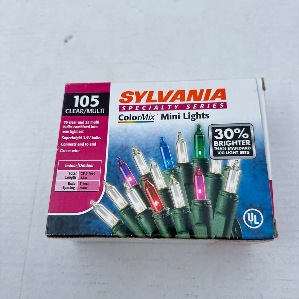 Sylvania Christmas lights new in box